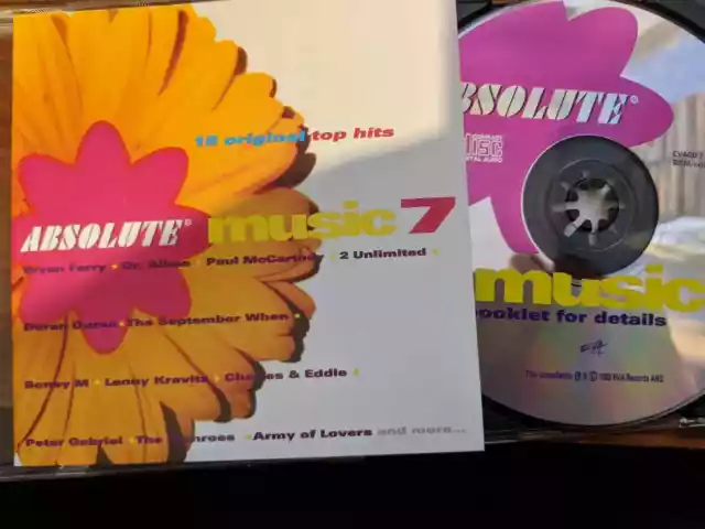 Rare Norway Cd Absolute 7 1993 Paul Mccartney Dr Alban Duran Boney M Mega Mix ++