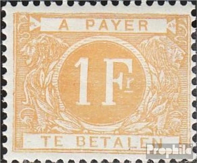 Belgique p10 neuf 1900 Porto Marque