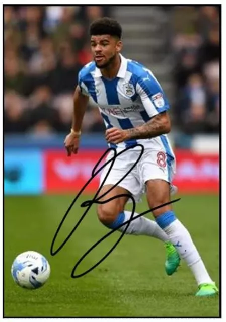 1395. Signed Philip Billing Huddersfield Town Picture 1 (PRINTED AUTOGRAPH - A4)