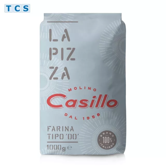 CASILLO Farina La Pizza, italienisches Weichweizenmehl Typ 00 W 260 1 kg A