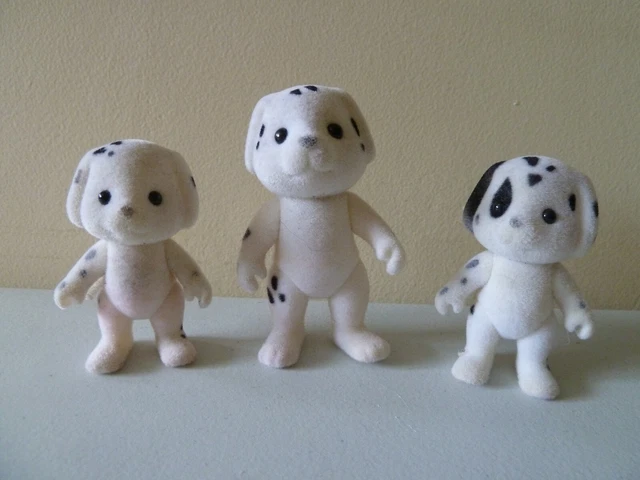 Sylvanian Dalmation Dog Family - Collectible