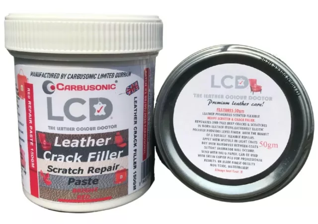Leather Repair Filler Cream Kit Restore Car Seat Sofa Scratch Rip Scuffs  Tool
