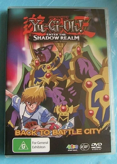 Yu-Gi-Oh 3 DVD lot YuGiOh The Movie Back to Battle City Tested Authentic  Anime