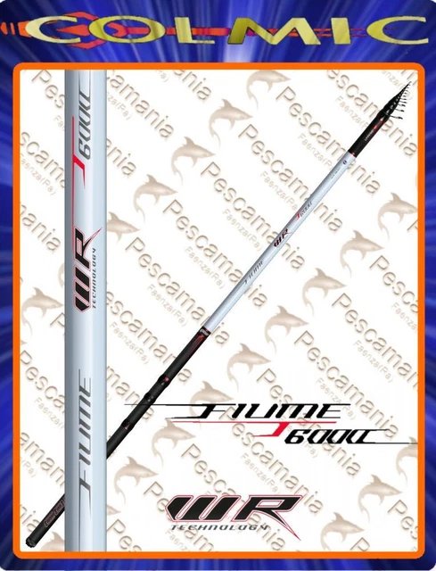 Canne Colmic Fiume SUPERIOR (STRONG 30gr) FUJI Guides Mt.7,00