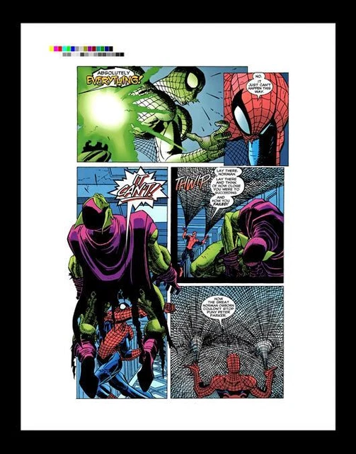 John Romita Jr. Peter Parker: Spider-Man #97 Rare Production Art Pg 20