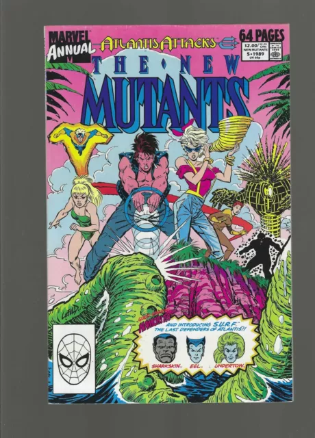 The New Mutants Annual #5 (1989, Marvel) Mint 9.6 1st Rob Liefeld on New Mutant