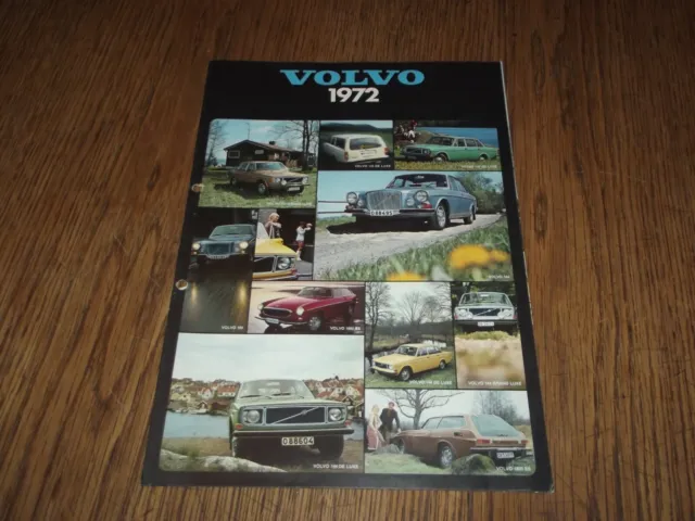 Catalogue Volvo 142, 144, 145, 164, 1800 Es. 1972.