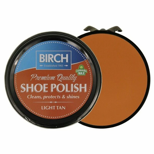Light tan boot polish on sale