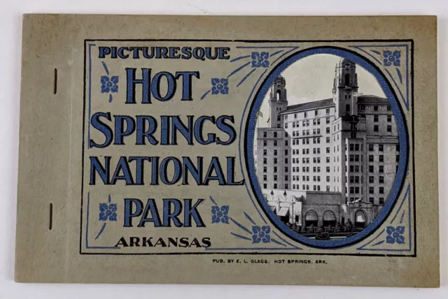 1930s Hot Springs National Park Arkansas Resort Views Vintage Travel Booklet