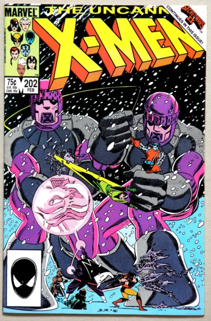 Uncanny X-Men #202 Vol 1 - Marvel Comics - Chris Claremont - John Romita Jr