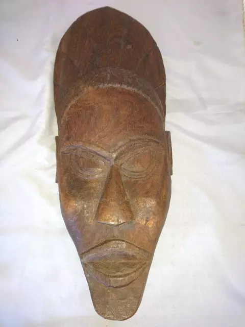 ANCIEN BEAU MASQUE ART AFRICAIN FANG GABON 1970-1980 en bois