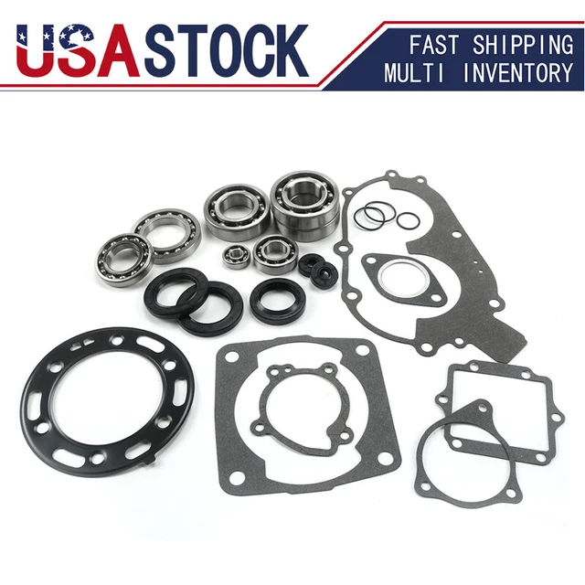 FOR POLARIS ATV 400 & 400L Complete Engine Gasket Bearing & Oil Seal