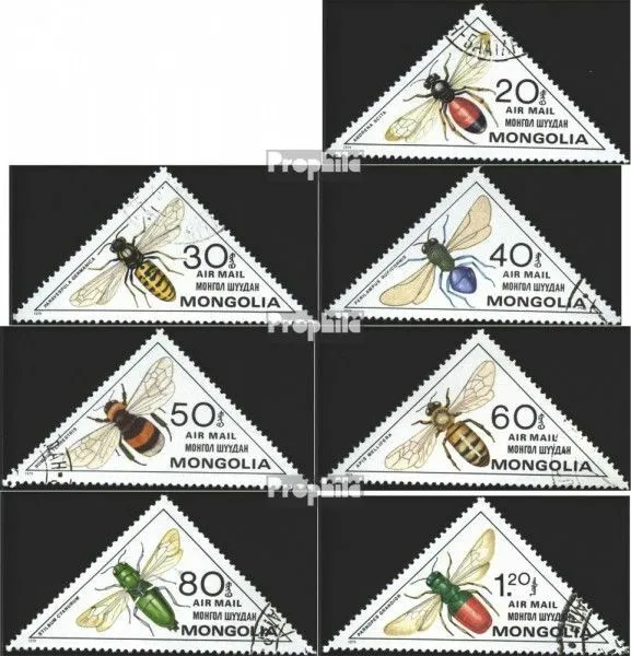 Mongolia 1279-1285 (completa Edizione) usato 1980 Hymenoptera