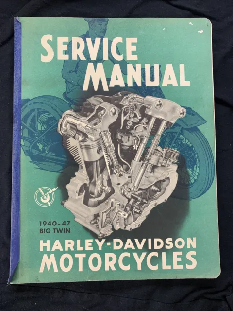 1940-1947 Harley Davidson Big Twin UL Knucklehead Flathead Service Repair Manual