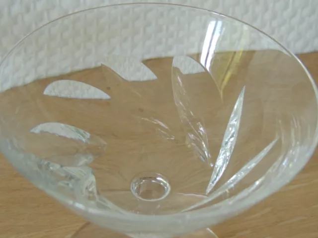 Ensemble de 2 coupes verres à champagne en cristal de SAINT LOUIS 2