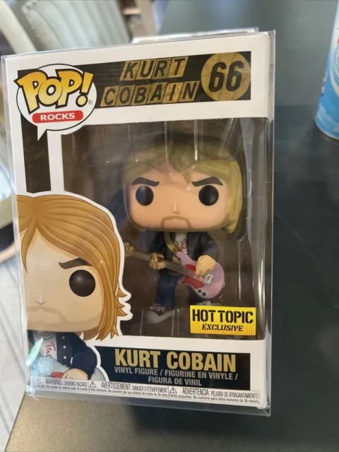 Funko POP! Rocks Musician 66# Kurt Cobain Exclusive Models Vinyl Action Figures