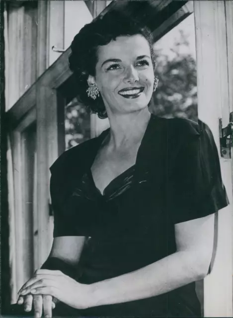 Actrice Jane Russell à Londres, 1949, vintage silver print vintage silver print