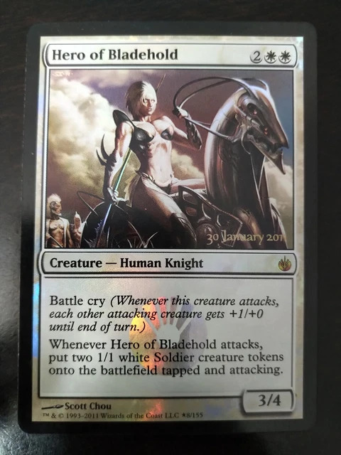 Hero of Bladehold Foil Mirrodin Besieged Promos MTG Magic the Gathering
