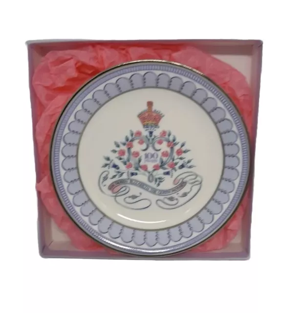 The Royal Collection Queen Mother 100th Birthday Trinket Dish Boxed 11.5cm