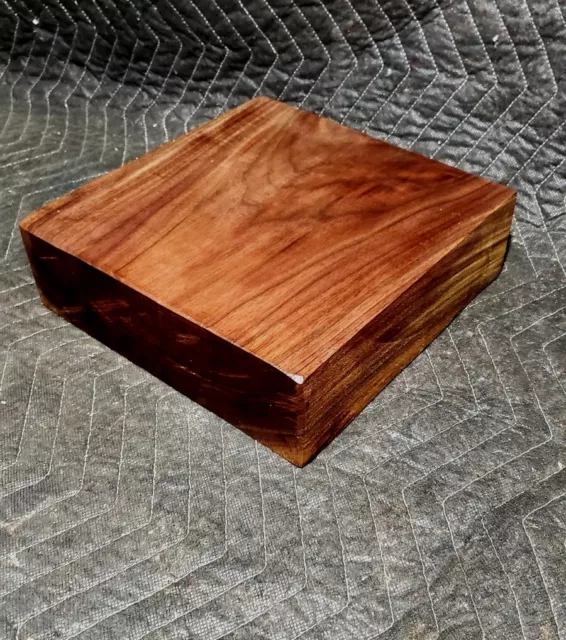 One) 10"×10"×3" Black Walnut Bowl/Platter Turning Blank Square Wood Block Lathe