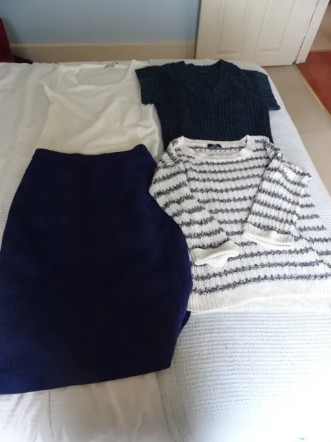 Bundle Of Size 10 Clothes Includes Skirt And Tops