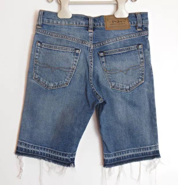 Pantaloni corti bermuda blu Jeans denim Polo Ralph Lauren Bambino 10 anni estivi 3