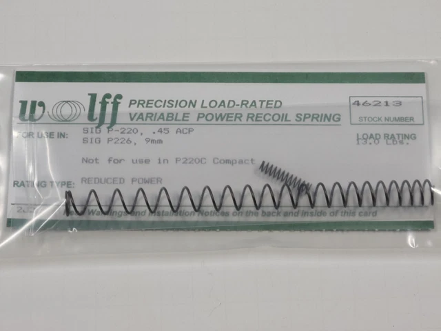 Wolff Extra Power Recoil Spring 13 LB For Ruger LCP / LCP II 380 – MPN 54713