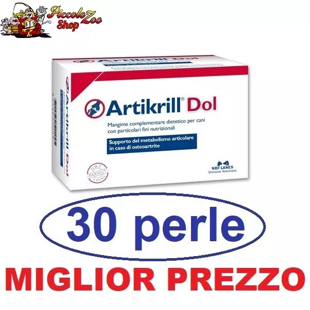 NBF-Lanes Artikrill Dol 30 perle mangime complementare per infiammazioni cani