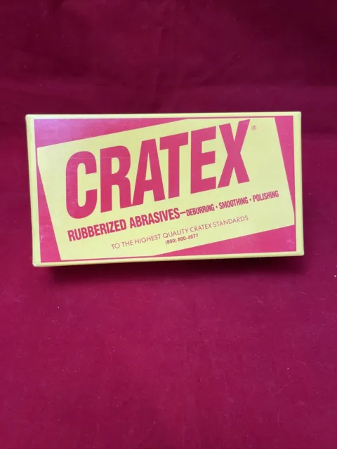 Cratex Rubberized Abrasives Wheels 1”knife 5-XF Box Of 100 Jewelry Smoothing