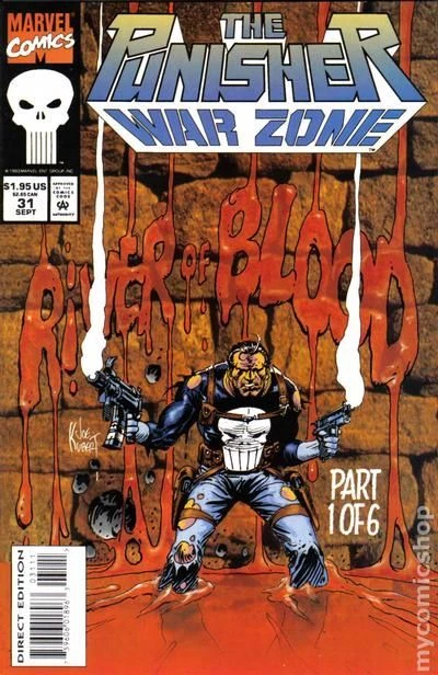 Punisher War Zone #31 VF 1994 Stock Image