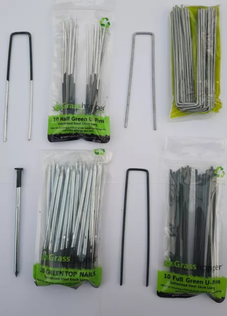 Spilli Barriera Per Erba Da Giardino In Metallo Perni Tessuto Pioli Graffette Unghie U Perni