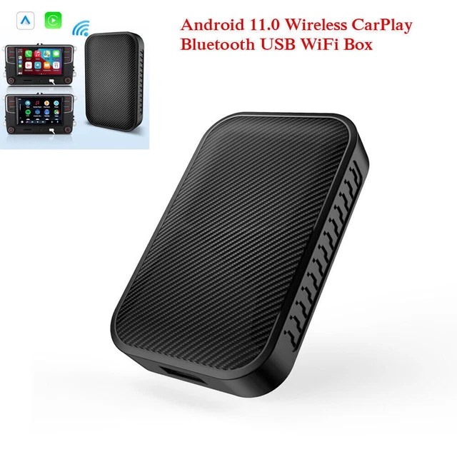 Car Android 11.0 Wireless CarPlay Box Bluetooth USB WiFi Module Video Player ×1