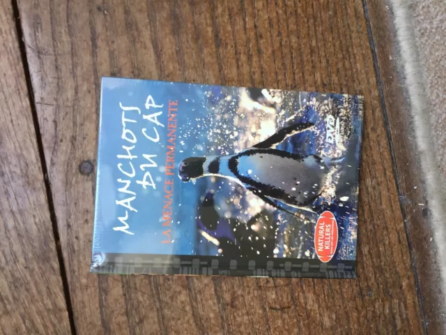 DVD DOCUMENTAIRE animaux natural killers 13 manchots du cap menace     NEUF