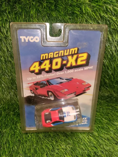 NEW MOC Tyco Magnum 440-X2 #76 Nissan 300 ZX HO Scale Slot Car