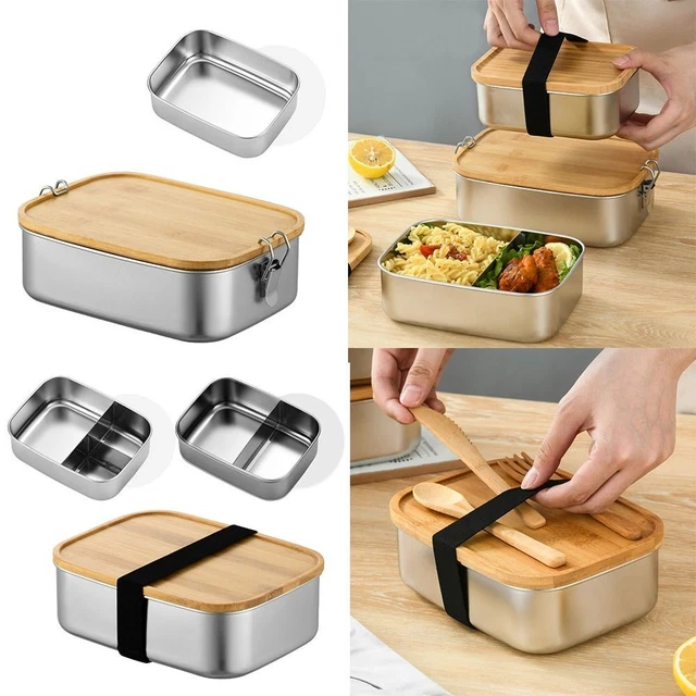 inoxydable Boîte à bento Contenants alimentaires Pour les enfants Boîte à lunch