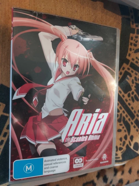 ARIA THE SCARLET Ammo AA Dvd Australian Release Madman Anime