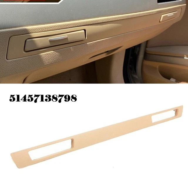 Garniture De Couvercle De Porte-gobelet Pour BMW E90/E91/E92 2005-2013 - Noir, Côté Droit