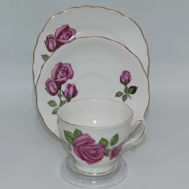 Vintage Royal Vale Bone China England Roses trio