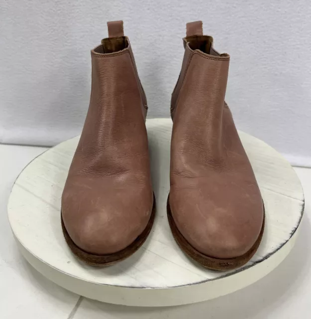 Frye Womens Carson Leather Rose Chelsea Boots Size 7.5 M Booties 2