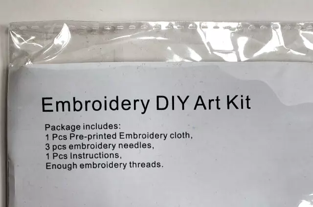 Embroidery DIY Art Kit Stamped Cx0275 3