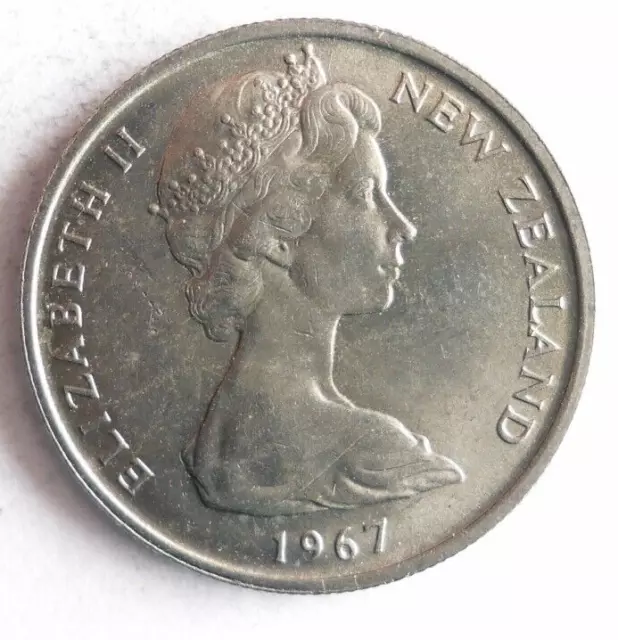 1967 Neuf Nouvelle Zélande 5 Centimes - Excellent Pièce de Monnaie - Tuatura
