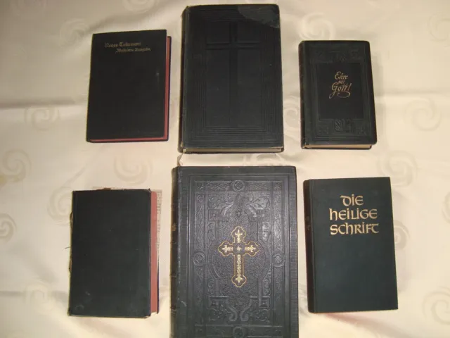 Alte Bibel, Heilige Schrift, Altes und Neues Testament, Konvolut