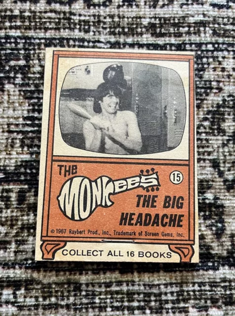 1967 Topps The Monkees "The Big Headache" Movie Flip Book #15