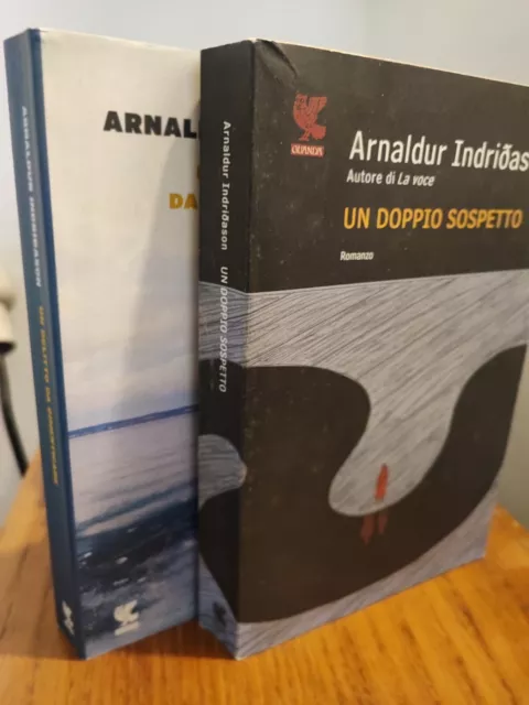 Arnaldur Indridason, lotto di due libri: Un doppio sospetto, Un delitto da dimen