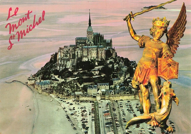 50 LE MONT Saint Michel Vue Generale La Digue Et L Arrivee EUR 5,90 ...