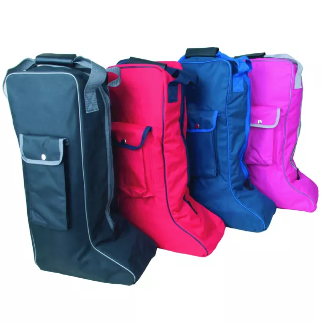 Rhinegold Long Riding Boot Bag - Long Boot Bag - 4 Colours