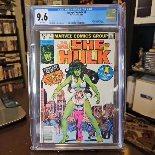 Savage She-Hulk #1 CGC 9.6 NM+ Origin & 1st Appearance Newsstand Marvel Comics