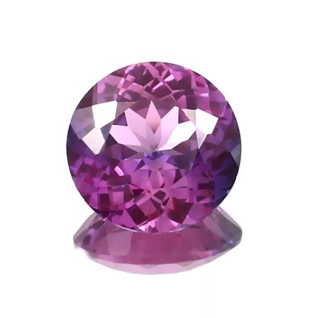 AAA+ Natural Ceylon Purple Pink Sapphire Loose Round Gemstone Cut 13x13 MM