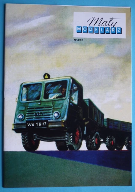 MAŁY MODELARZ - Nachdruck 3/1959 - Polnischer Lastwagen Star 21 EUR 13 ...
