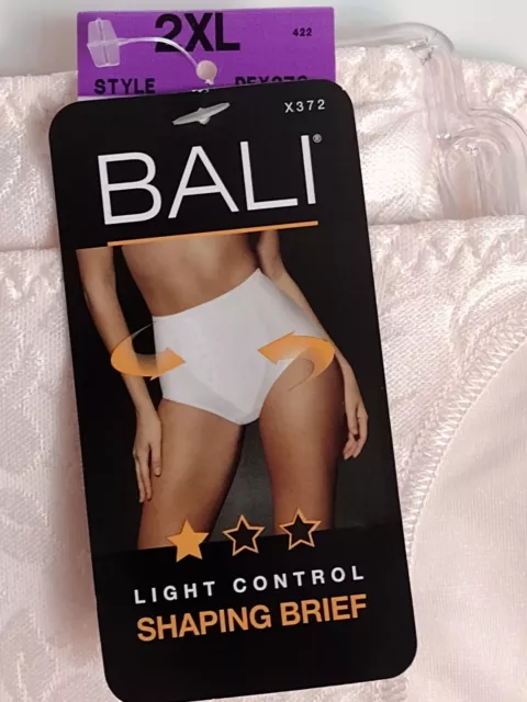 Bali Smoothers Firm Control Shaping Brief 2Pack Tummy Panel